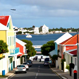Caribbean Holidays, May in Saint Barth&eacute;lemy, Visitors exploring Gustavia, Saint Barth&eacute;lemy, with colourful buildings, historic harbour views and charming French Caribbean streets