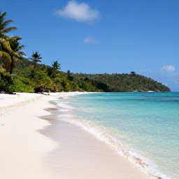 Caribbean Holidays, May Luxury Holidays, Beautiful Caribbean beach in the Saint Vincent and the Grenadines with calm clear water, white sand and a relaxed luxury holiday atmosphere