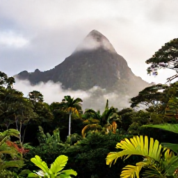 Caribbean Holidays, May Nature Holidays, A lush Saint Lucia rainforest in May, with volcanic peaks, tropical foliage and a soft morning mist