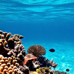 Caribbean Holidays, May Nature Holidays, Snorkeller viewing colourful reef fish and coral in clear turquoise water near the Grenadine islands