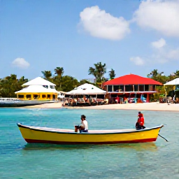 Caribbean Holidays, May Solo Holidays, A lone traveller exploring colourful boats and waterfront caf&eacute;s in Road Town, Tortola, British Virgin Islands