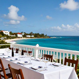 Caribbean Holidays, May Wine Tasting, Elegant wine tasting on a sunny terrace overlooking the Caribbean Sea in Saint Thomas, United States Virgin Islands