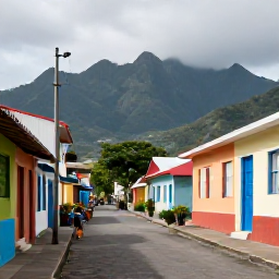 Caribbean Holidays, Montserrat All Inclusive, A colourful Montserrat village street with local food, music and friendly island atmosphere