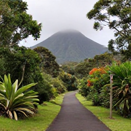 Caribbean Holidays, Montserrat Birdwatching, A peaceful birdwatching trail through Montserrat's Centre Hills, with tropical forest, volcanic slopes and a visitor carrying binoculars
