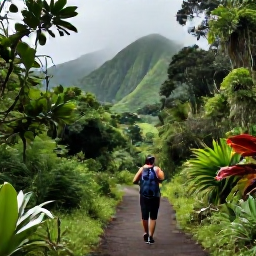 Caribbean Holidays, Montserrat Birdwatching, A peaceful birdwatching trail through Montserrat&rsquo;s tropical forest with binoculars, native plants and misty green hills