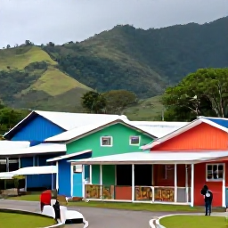 Caribbean Holidays, Montserrat Family Holidays, Family exploring Montserrat&rsquo;s colourful villages and local market, with island food and friendly residents