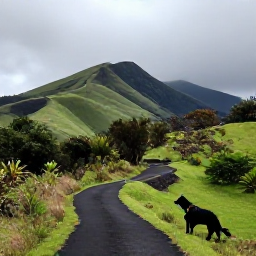Caribbean Holidays, Montserrat Holidays, A guided walk through Montserrat's lush hills in May, showing volcanic slopes, tropical plants and a clear island path