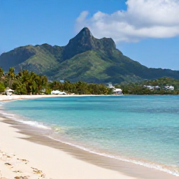 Caribbean Holidays, Montserrat June Holidays, Quiet tropical beach on Montserrat in June with clear blue water, green hills and a relaxed Caribbean atmosphere