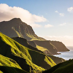 Caribbean Holidays, Montserrat Nature Holidays, Quiet volcanic landscape on Montserrat in January, with green hills, rugged coastline and warm Caribbean light
