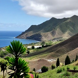 Caribbean Holidays, Montserrat Tours, A rugged coastal view of Montserrat in August, with volcanic hills, lush tropical vegetation and calm Caribbean sea