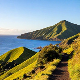Caribbean Holidays, Montserrat Walking, A coastal walking trail on Montserrat in January, with green hills, volcanic scenery and bright Caribbean sea under a clear morning sky