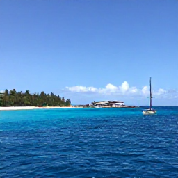 Caribbean Holidays, November Adventures, Small boat sailing between the Grenadine islands on a sunny November day, with clear blue water, white beaches and a traditional Caribbean harbour