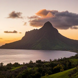 Caribbean Holidays, November Birdwatching, Sunset over Montserrat&rsquo;s green volcanic landscape and Caribbean coastline, creating a peaceful end to a birdwatching holiday