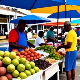 Caribbean Holidays, November Culture Holidays, A colourful Caribbean market in Kingstown with tropical fruit, spices, local produce and friendly vendors