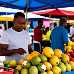 Caribbean Holidays, November Escape, Colourful Caribbean market in Kingstown, Saint Vincent, fresh tropical fruit, friendly local vendors and vibrant island atmosphere