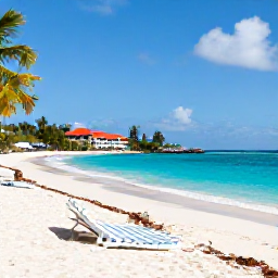 Caribbean Holidays, November Holidays, A quiet adults-only beach resort on Saint Martin with turquoise sea, white sand and November sunshine