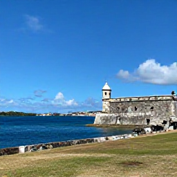 Caribbean Holidays, November Holidays, Historic Fort Louis overlooking Marigot Bay and the Caribbean Sea on a clear November day