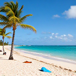 Caribbean Holidays, November Hotspots, A bright coastal scene in Barbados with turquoise sea, a sandy beach, palm trees and a relaxed November holiday atmosphere
