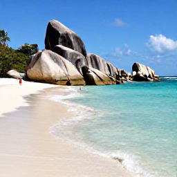 Caribbean Holidays, November Instagram Hotspots, White sandy beach and crystal-clear turquoise water at The Baths on Virgin Gorda in November, with rounded granite boulders and visitors exploring the shore