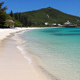 Caribbean Holidays, November Instagram Spots, Trunk Bay on St John with clear shallow water, white sand, green hills and the underwater snorkelling trail visible near shore