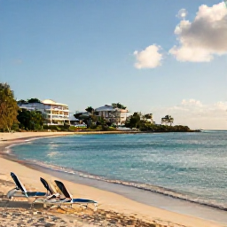 Caribbean Holidays, November Luxury, A luxury beachfront hotel on Saint Barth&eacute;lemy overlooking a calm turquoise sea in warm November sunshine