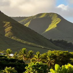 Caribbean Holidays, November Nature Holidays, Green volcanic slopes and tropical forest on Saint Kitts beneath soft November sunshine