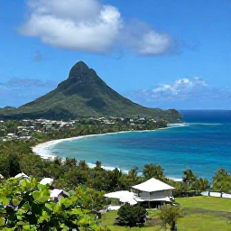 Caribbean Holidays, November Nature Holidays, Relaxed travellers enjoying a nature-focused Caribbean holiday on Saint Kitts, with mountain and sea views