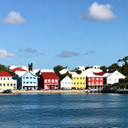 Caribbean Holidays, November Solo Holidays, Colourful waterfront streets and harbour in Charlotte Amalie, St Thomas, United States Virgin Islands, sunny November day
