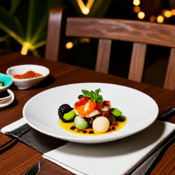 Caribbean Holidays, November Spa Breaks, Elegant Dominican Republic resort restaurant serving healthy Caribbean-inspired food, tropical setting and relaxed evening atmosphere