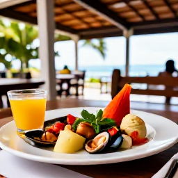 Caribbean Holidays, November Spa Breaks, Friendly Caribbean restaurant serving fresh seafood and tropical dishes on a relaxed terrace in Trinidad and Tobago