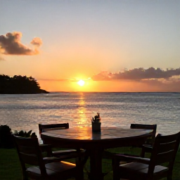 Caribbean Holidays, October Adventures, Relaxed outdoor table overlooking a Caribbean sunset in Gustavia, Saint Barth&eacute;lemy