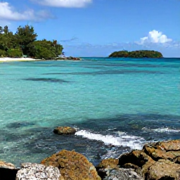 Caribbean Holidays, October Beach Holidays, Trunk Bay on St John with clear snorkelling water, a sandy beach, lush national park forest and small islands offshore