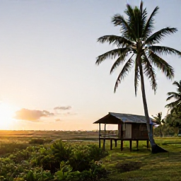 Caribbean Holidays, October Birdwatching, A quiet tropical birdwatching hide beside wetlands in the Dominican Republic at sunrise