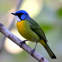 Caribbean Holidays, October Birdwatching, Close-up of a Caribbean bird perched on a branch in Antigua, natural background and soft morning light