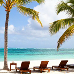 Caribbean Holidays, October Escapes, A relaxed adults-only beach resort on a quiet Saint Vincent and the Grenadines island in October, with palm trees, calm turquoise water and comfortable sun loungers