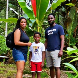 Caribbean Holidays, October Family Holidays, Family exploring the Pitons and tropical rainforest in Saint Lucia with a friendly local guide