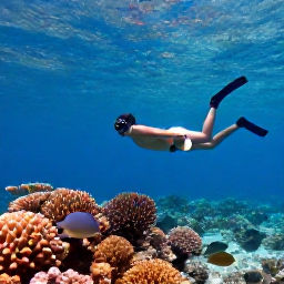 Caribbean Holidays, October Solo Holidays, A solo snorkeller floating above colourful coral and tropical fish in clear British Virgin Islands water