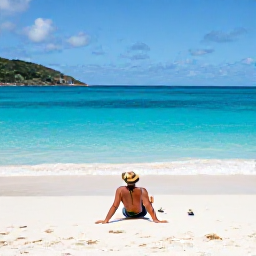 Caribbean Holidays, October Solo Holidays, A solo traveller relaxing on a quiet white-sand beach in the British Virgin Islands in October, with turquoise water and gentle sunshine