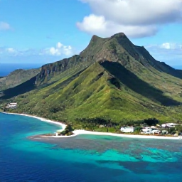 Caribbean Holidays, Puerto Rico Adventures, Aerial view of Puerto Rico's lush mountains, turquoise coastline and adventurous Caribbean landscape in bright June sunshine