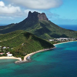 Caribbean Holidays, Puerto Rico Adventures, Aerial view of Puerto Rico's lush mountains, turquoise coastline and adventurous island landscape