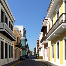 Caribbean Holidays, Puerto Rico Backpacking, Colourful colonial buildings, cobbled streets and a lively plaza in Old San Juan, Puerto Rico