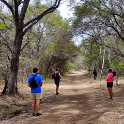 Caribbean Holidays, Puerto Rico Birdwatching, Birdwatchers observing native birds on a peaceful trail in the dry forest of southern Puerto Rico