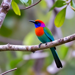 Caribbean Holidays, Puerto Rico Birdwatching, Colourful Puerto Rican birds in a lush forest during early morning light