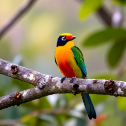 Caribbean Holidays, Puerto Rico Birdwatching, Colourful Puerto Rican birds in a lush tropical forest at sunrise