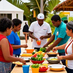 Caribbean Holidays, Puerto Rico Cooking, A colourful outdoor Puerto Rican cooking class in May, with fresh tropical ingredients, local chefs and a sunny Caribbean setting