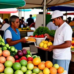 Caribbean Holidays, Puerto Rico Cooking, A Puerto Rican market in May filled with colourful fruit, vegetables, herbs, spices and friendly local stallholders