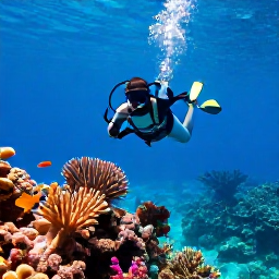 Caribbean Holidays, Puerto Rico Diving, Colourful coral reef and tropical fish in clear blue Caribbean water near Puerto Rico
