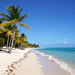 Caribbean Holidays, Puerto Rico Instagram, Turquoise water, white sand and palm trees at Flamenco Beach on Culebra, Puerto Rico