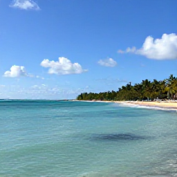 Caribbean Holidays, Puerto Rico November, A sunny Puerto Rican coastline in November, with turquoise Caribbean water, palm trees and a welcoming beach atmosphere