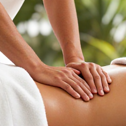 Caribbean Holidays, Puerto Rico Spa Breaks, Close-up of a relaxing massage treatment in a serene tropical Puerto Rico spa